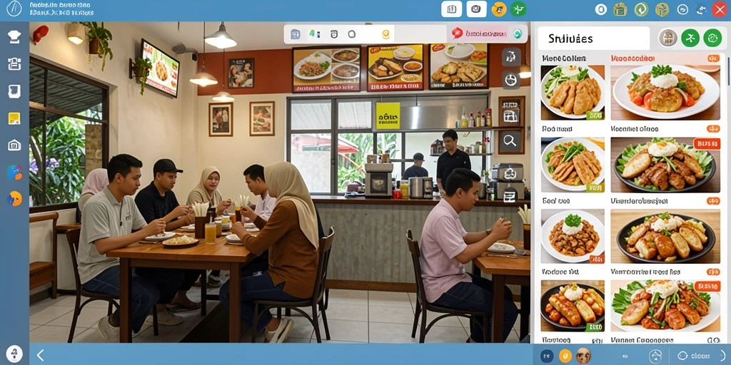 Tampilan antarmuka yang user-friendly.