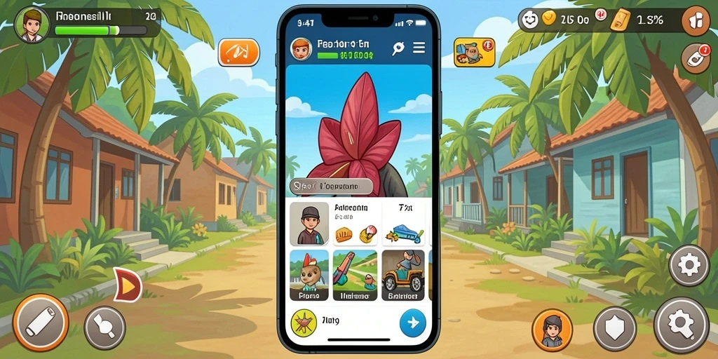 Tampilan pertama aplikasi FLOKITOTO yang menawan dan interaktif.