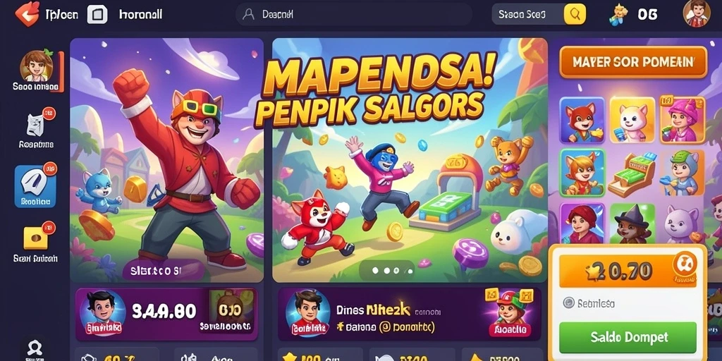 Tangkapan layar menunjukkan karakter utama dalam aksi.