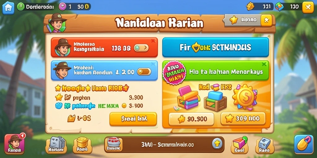 Tampilan awal yang menarik dan mudah dinavigasi.