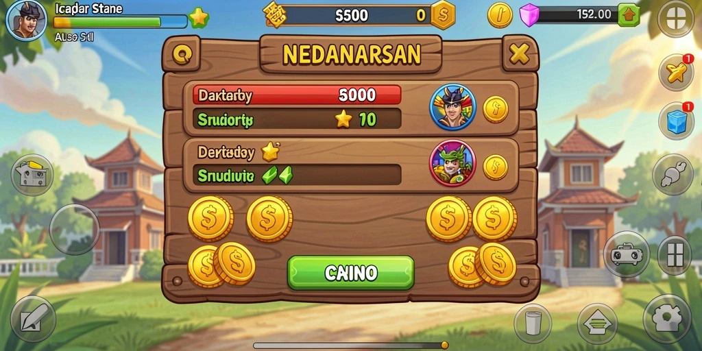 Tampilan antarmuka yang sederhana dan menarik.