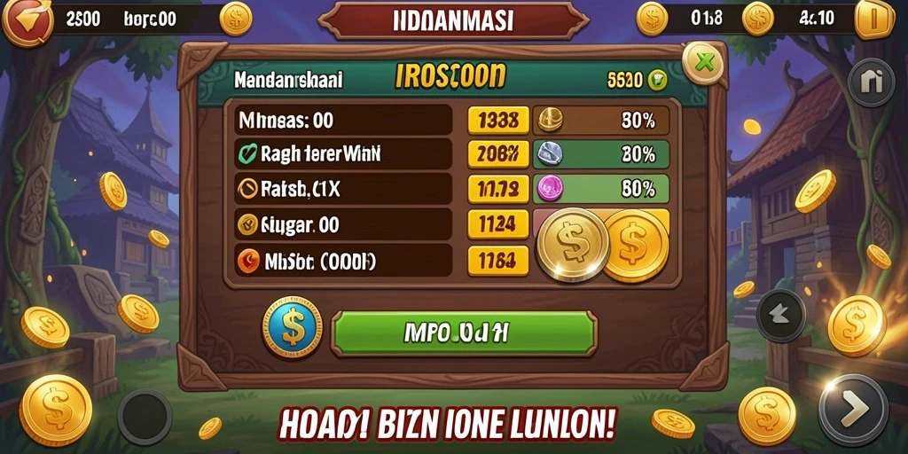 Tangkapan layar dari pertarungan epik melawan monster raksasa.