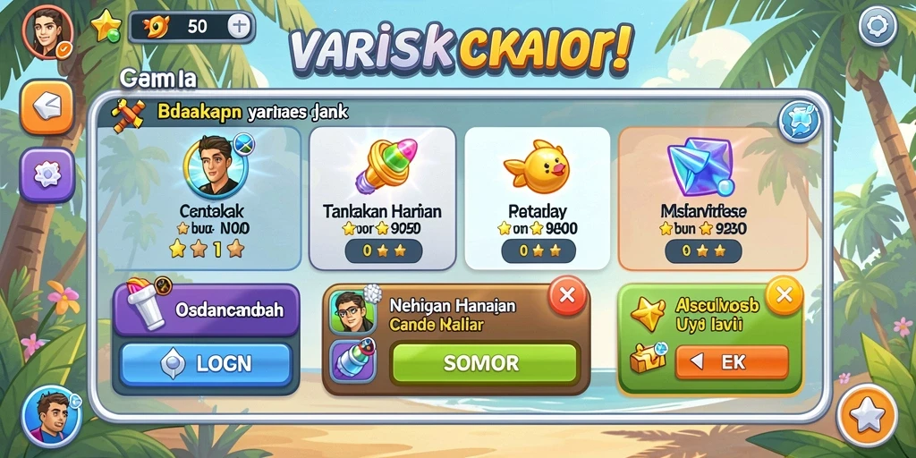Tampilan antarmuka yang menarik dan modern.