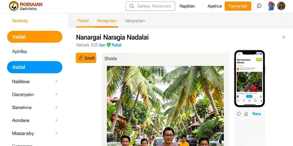 Desain grafis yang memukau dan penuh warna.