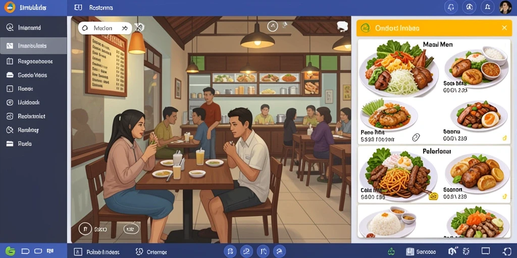Tampilan utama game dengan grafis yang memukau.
