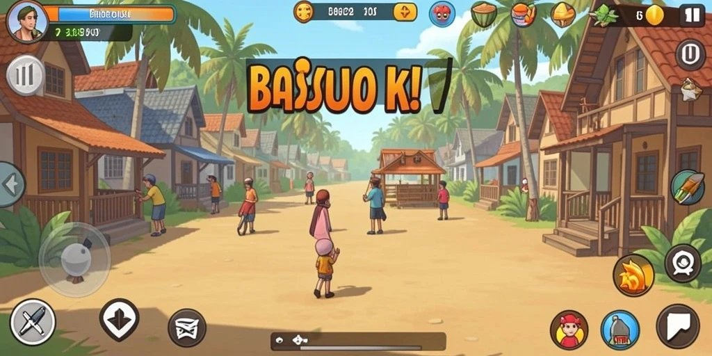 Tampilan awal game dengan grafik yang menawan.