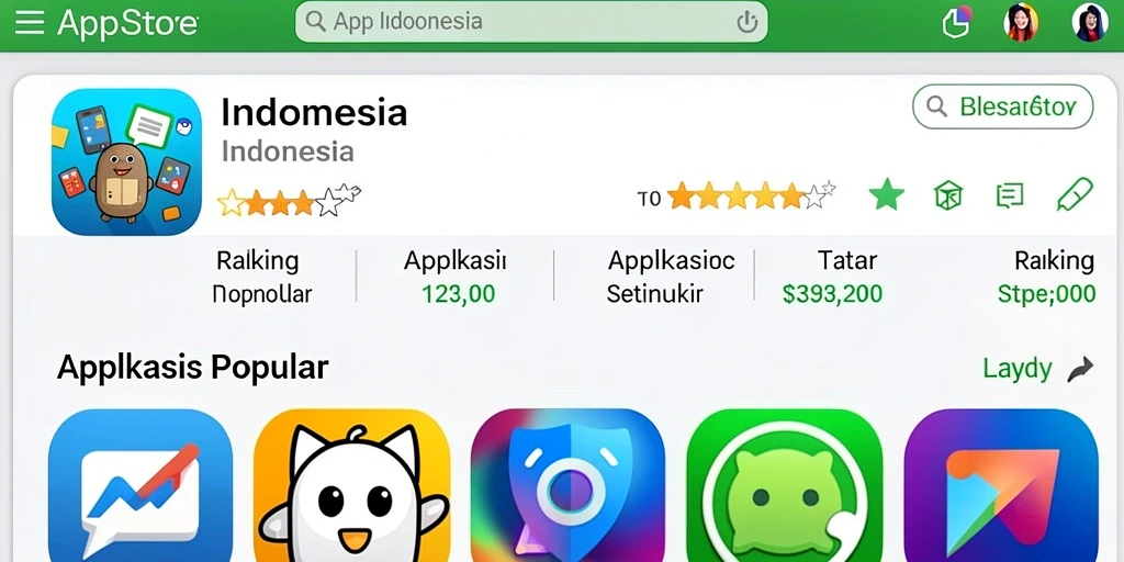 Tampilan awal yang menarik dan mudah dinavigasi.