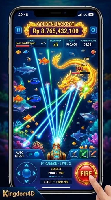 Galeri pratinjau visual kingdom4d build APK resmi terbaru
